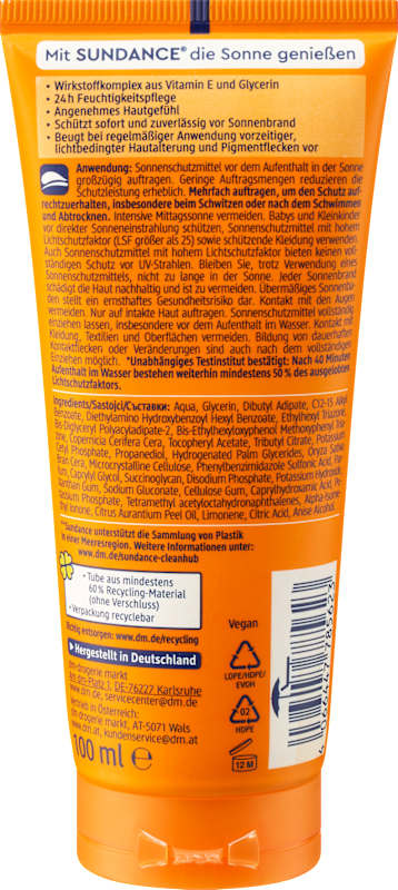 SUNDANCE Crème solaire LSF 30 100 ml