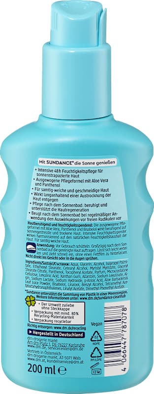 SUNDANCE Spray après-soleil 200 ml