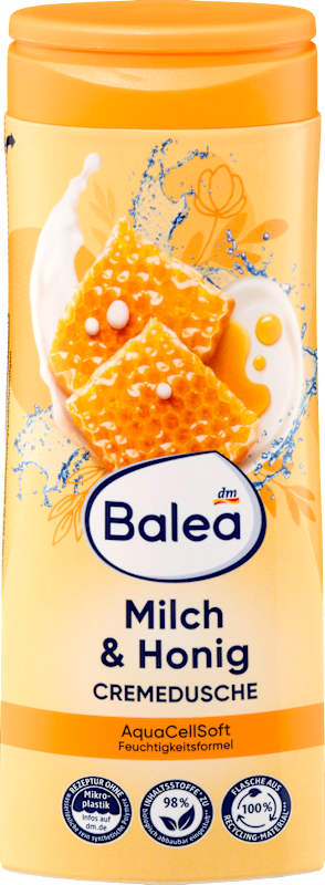 Balea gel douche crème Lait & Miel 300 ml