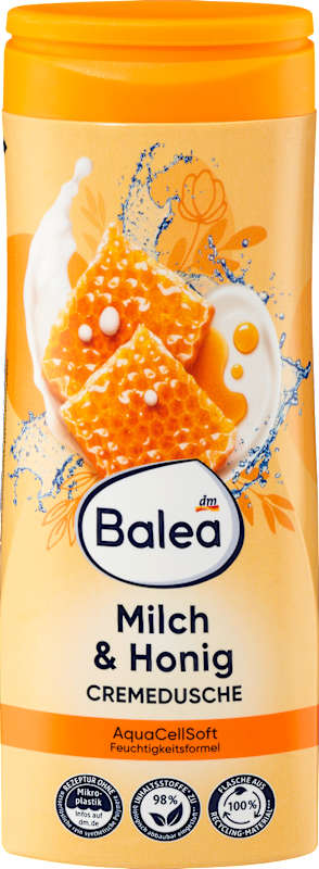 Balea gel douche crème Lait & Miel 300 ml
