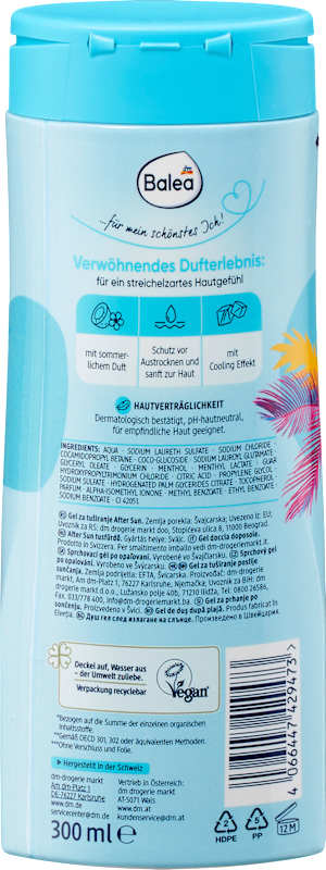 Balea Gel douche After Sun 300 ml