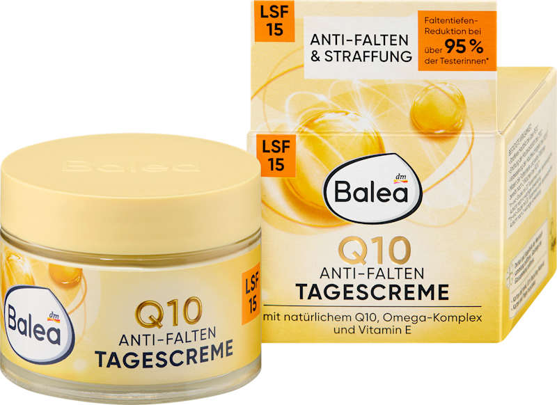 Balea Crème visage anti-rides Q10 LSF 15, 50 ml