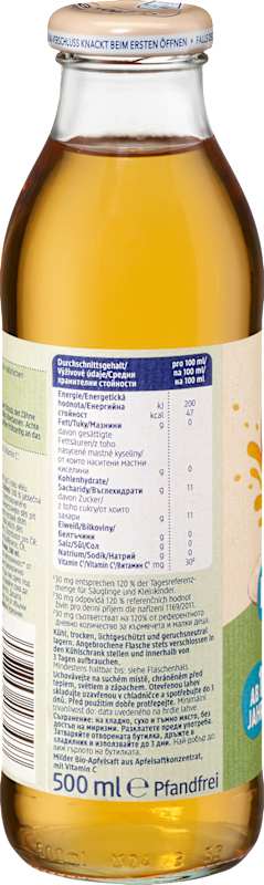babylove Jus pomme douce dès 1 an, 500 ml