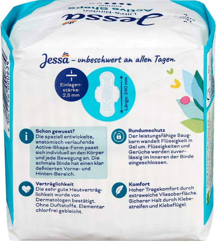 Jessa Serviettes Ultra Active Shape 16 pc