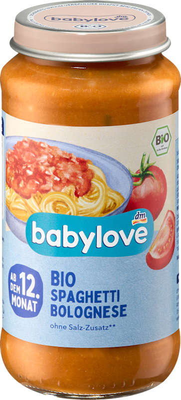 babylove Menu spaghetti bolognaise dès 12 mois, 250 g