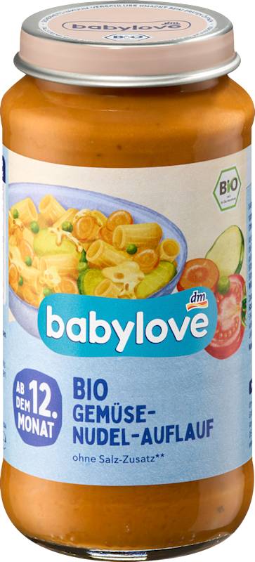 babylove Menu gratin de pâtes aux légumes dès 12 mois, 250 g