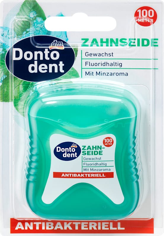 Dontodent fil dentaire antibactérien, 100 m