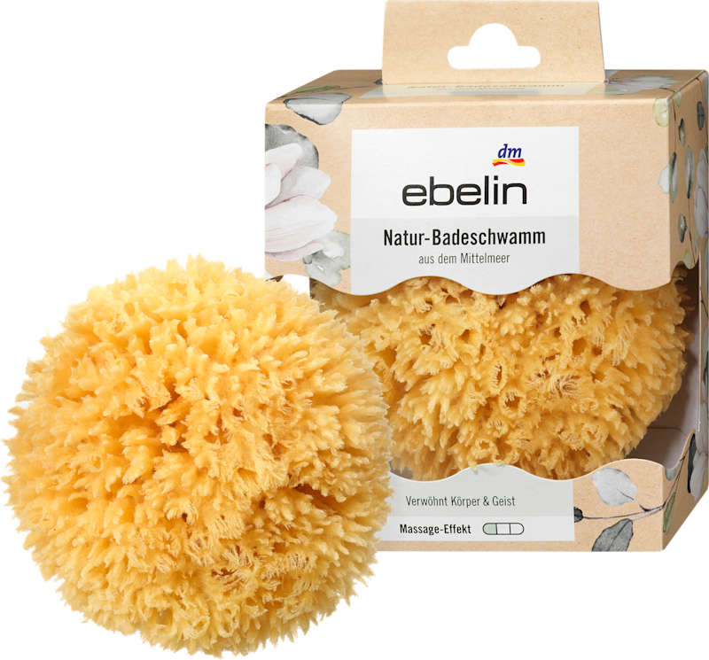 ebelin Éponge de bain naturelle 1 pc