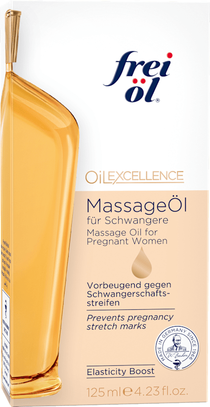 Frei Öl Huile de soin Massage pour femmes enceintes Classic, 125 ml — produit allemand authentique au Maroc