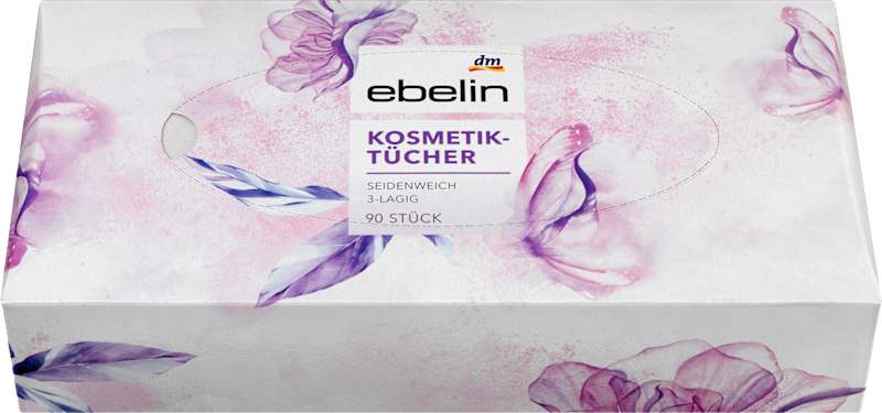 ebelin Mouchoirs cosmétiques, 90 pc