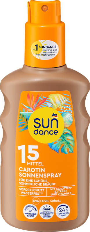 SUNDANCE Spray solaire carotène LSF 15 200 ml