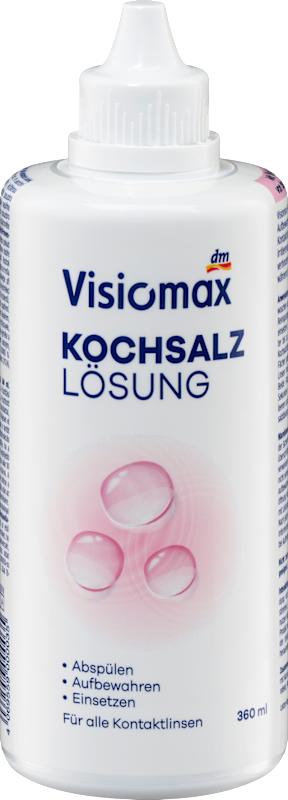 Visiomax Solution saline pour lentilles, 360 ml