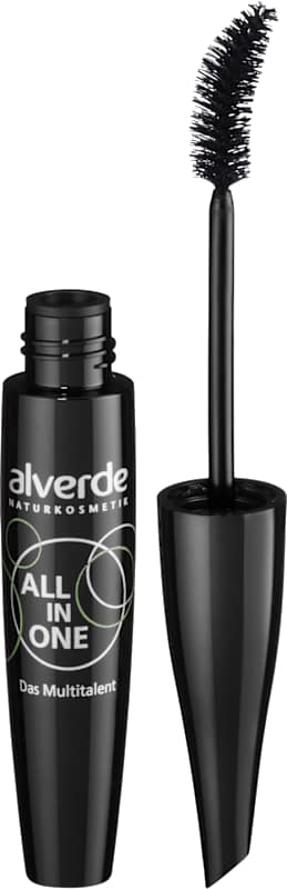 alverde NATURKOSMETIK mascara All In One noir, 12 ml