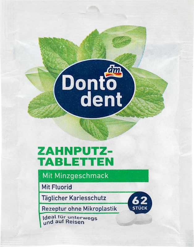 Dontodent Comprimés à brosser les dents 20 g