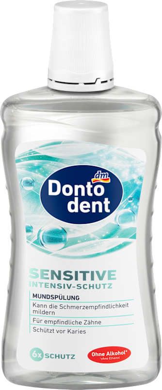 Dontodent Bain de bouche sensitive protection intense, 500 ml