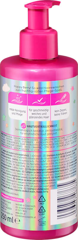 Balea Shampooing démêlant Happy Berry 250 ml