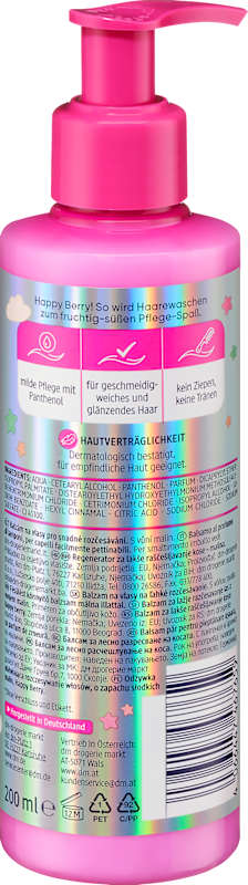 Balea Après-shampoing démêlant Happy Berry 200 ml