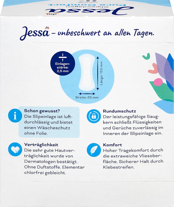 Jessa Protège-slips Pure Comfort Normal 50 pcs