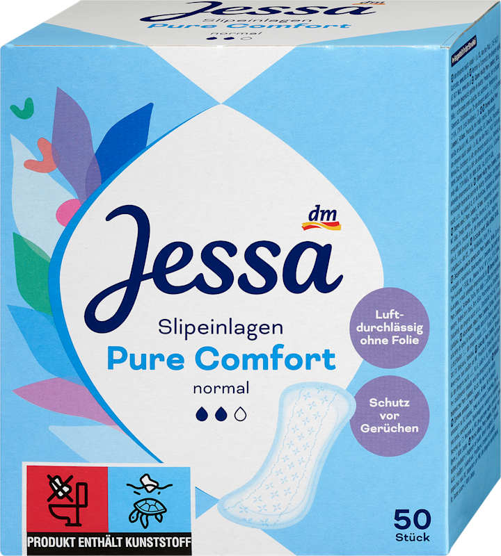 Jessa Protège-slips Pure Comfort Normal 50 pcs