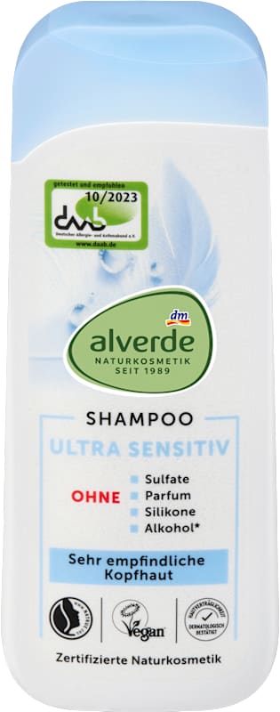 alverde NATURKOSMETIK Shampooing Ultra Sensitiv, 200 ml