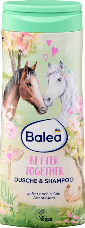 Balea enfant gel douche & shampoing 2en1 Better Together 300 ml