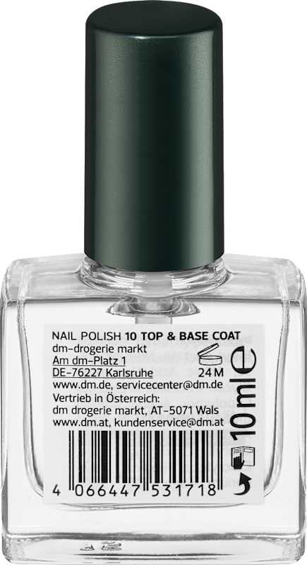 alverde NATURKOSMETIK Top Coat Color & Care 10 All in One, 10 ml