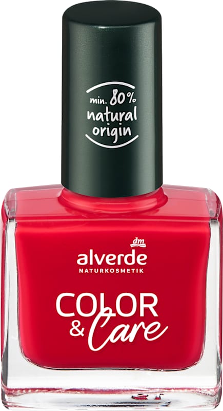 alverde NATURKOSMETIK vernis à ongles Color & Care 40 Classic Red 10 ml