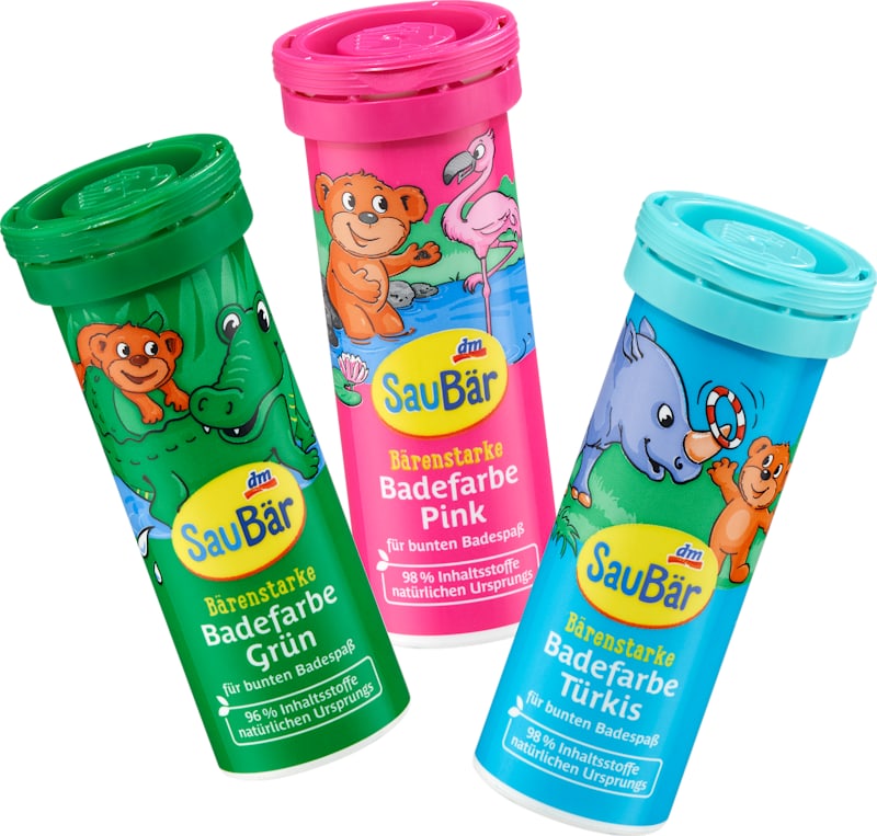 SauBär Colorant pour bain, 10 pièces