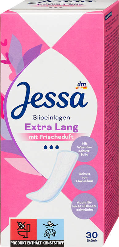 Jessa Protège-slips extra longs parfum fraîcheur 30 pcs