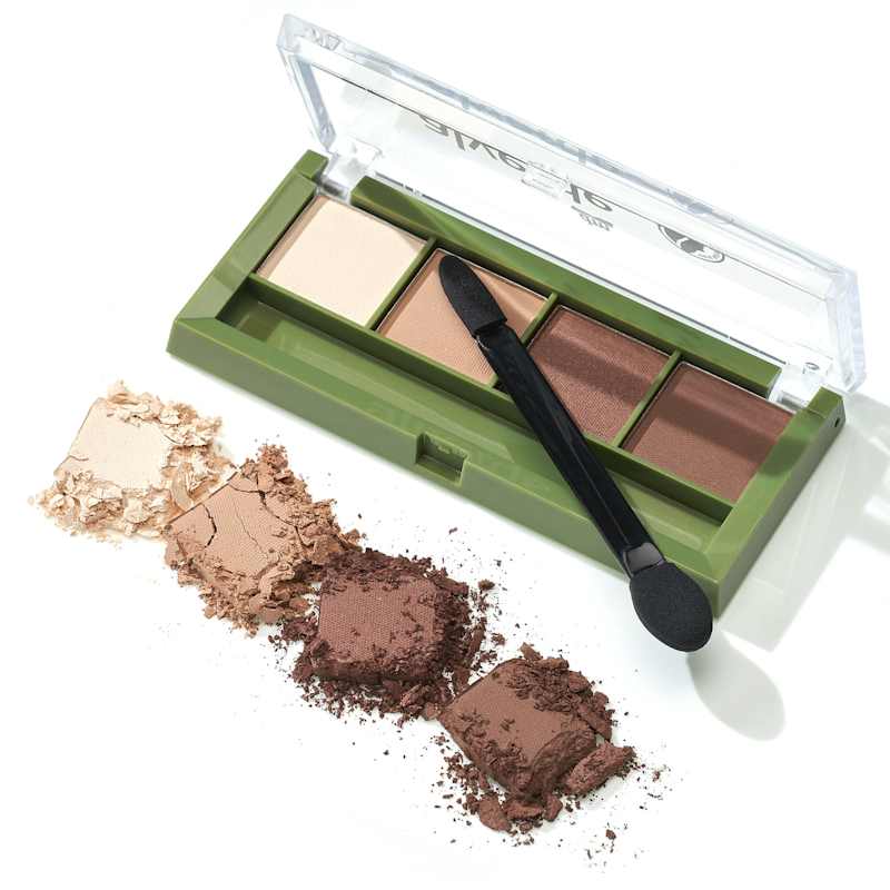 alverde NATURKOSMETIK Palette fards à paupières Quattro 37 Chocolate, 4,4 g
