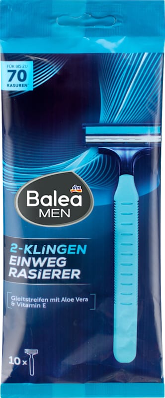 Balea MEN rasoirs jetables 2 lames 10 pièces
