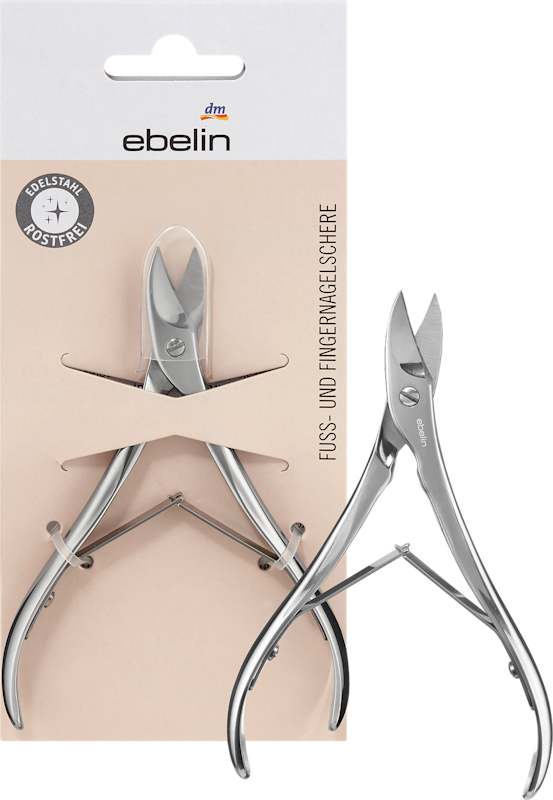 ebelin Ciseaux à ongles pieds et mains 1 pièce