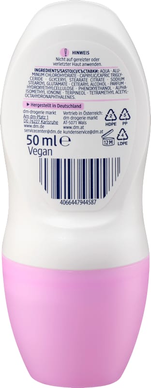 Balea Déodorant anti-transpirant roll-on Extra Dry 50 ml