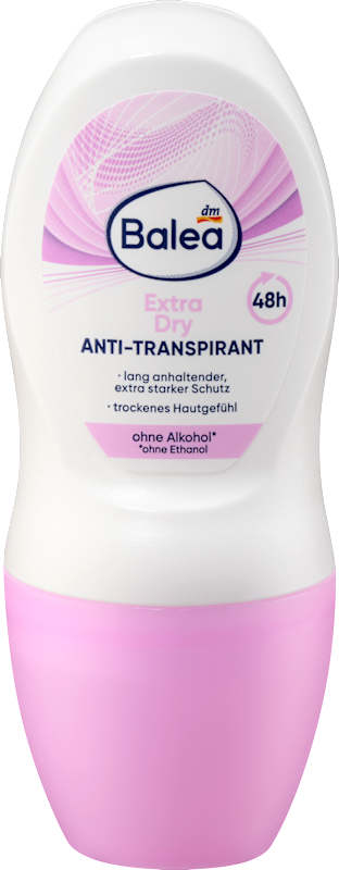 Balea Déodorant anti-transpirant roll-on Extra Dry 50 ml