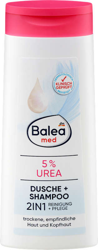 Balea med Gel douche 2en1 douche + shampoing 5% urée 300 ml
