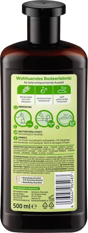 Balea Bain aux herbes Eucalyptus 500 ml