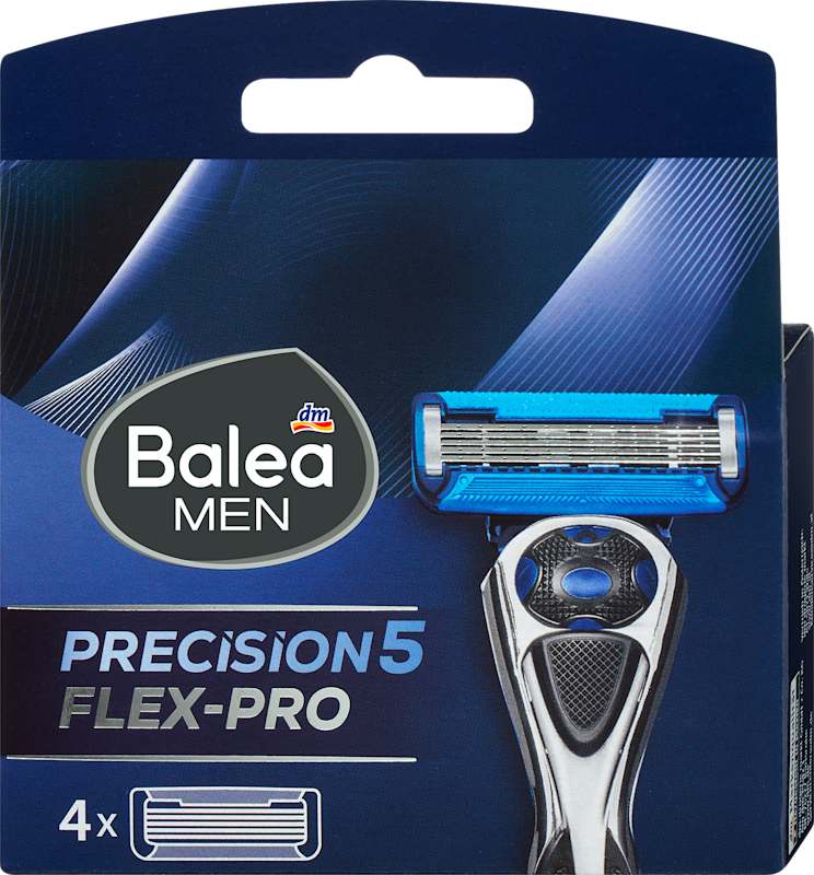 Balea MEN lames de rasoir precision5 Flex-Pro 4 pièces