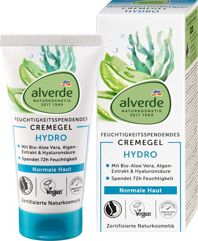 alverde NATURKOSMETIK Gel visage Hydro hydratant 50 ml