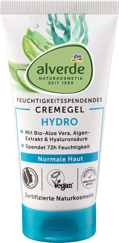 alverde NATURKOSMETIK Gel visage Hydro hydratant 50 ml