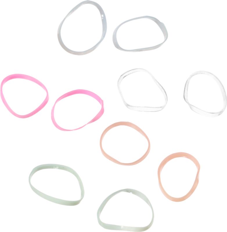 ebelin Élastiques à cheveux mini multicolores 250 pcs