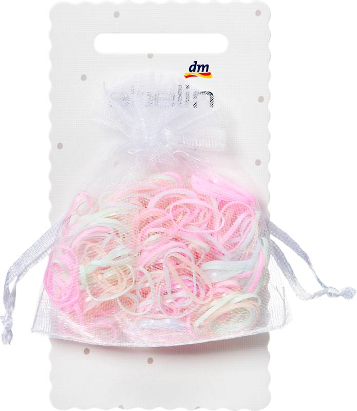 ebelin Élastiques à cheveux mini multicolores 250 pcs