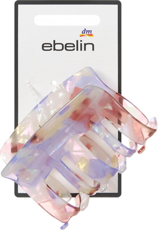 ebelin Pince à cheveux effet terrazzo lilas 1 pc
