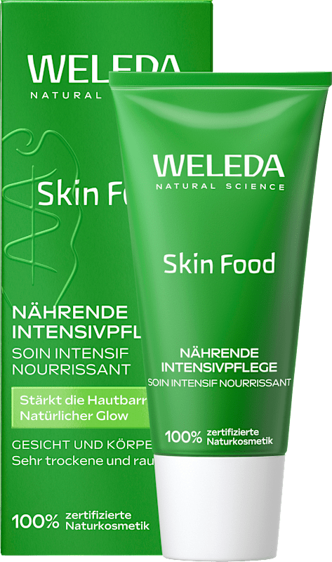 Weleda Crème visage Skin Food Nährende Intensivpflege, Reisegröße, 30 ml — produit allemand authentique au Maroc