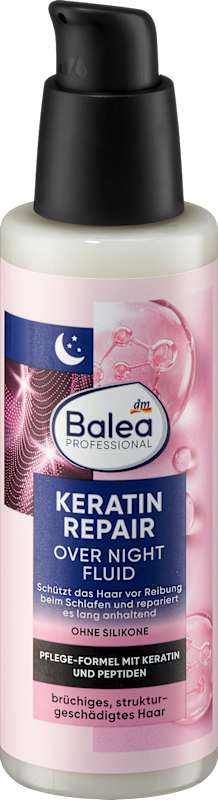 Balea PROFESSIONAL Fluide de nuit Keratin Repair, 100 ml