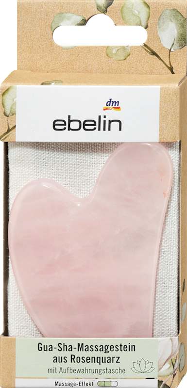 ebelin Gua Sha forme Y quartz rose 1 pièce