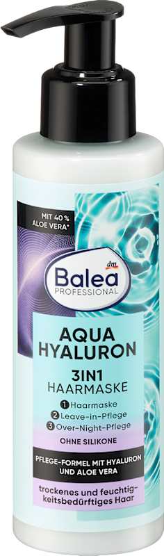 Balea PROFESSIONAL masque cheveux 3en1 Aqua Hyaluron 150 ml