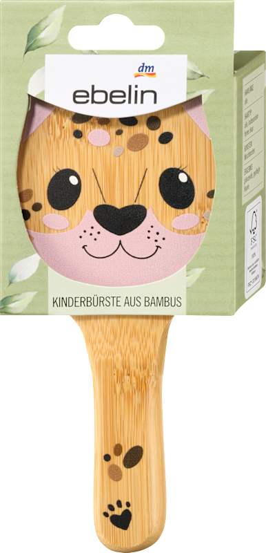 ebelin Brosse enfant bambou poils mixtes 1 pc