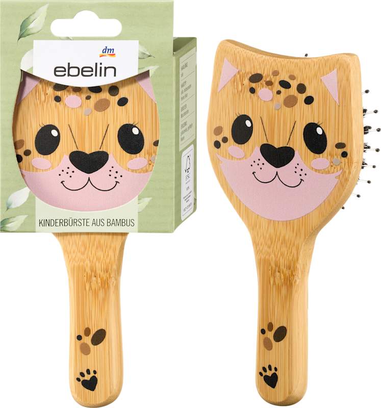 ebelin Brosse enfant bambou poils mixtes 1 pc