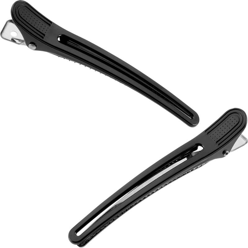 ebelin Pinces à cheveux noires, 2 pièces