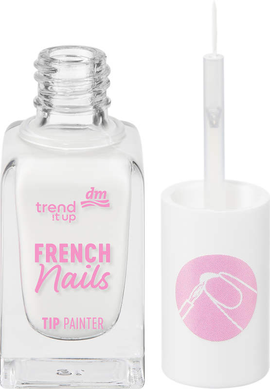 trend !t up Vernis à ongles French Tip Painter White, 8 ml